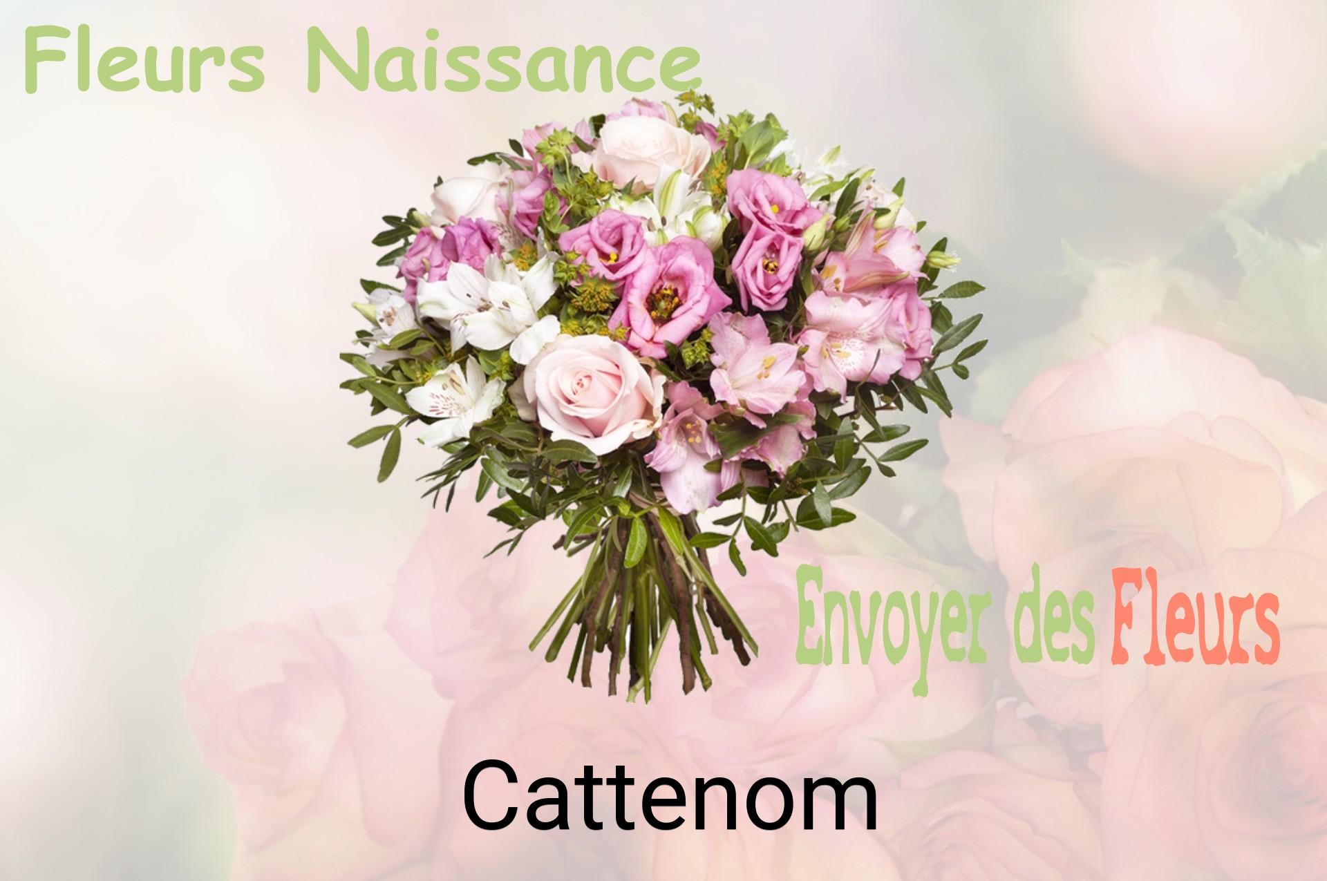 Bouquet de fleurs de naissance livré à Cattenom